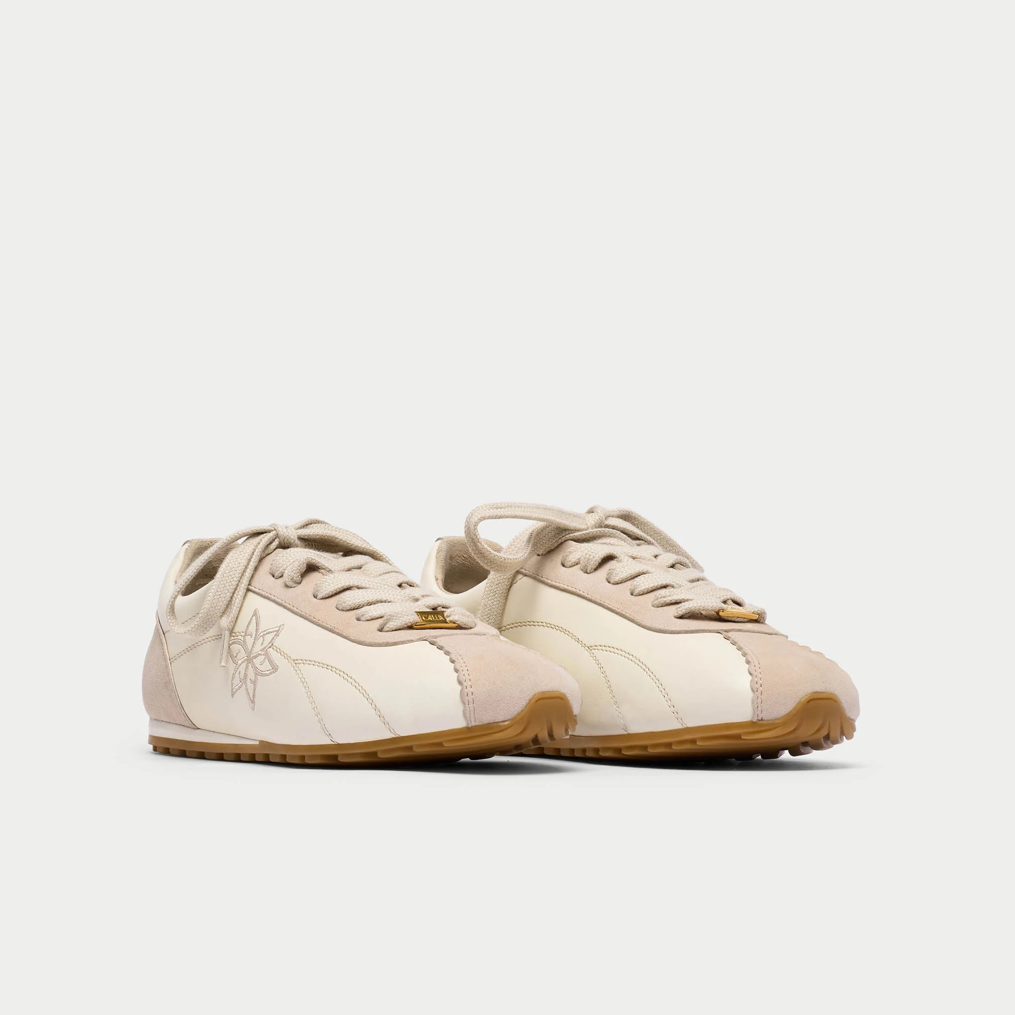 Aurora - Natural Oat Wide Fit Sneakers - Image 3