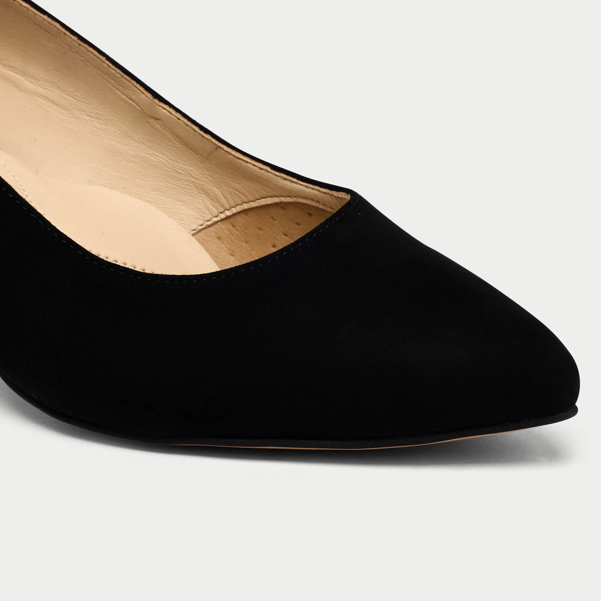 Ava - Black Suede Pumps - Image 5