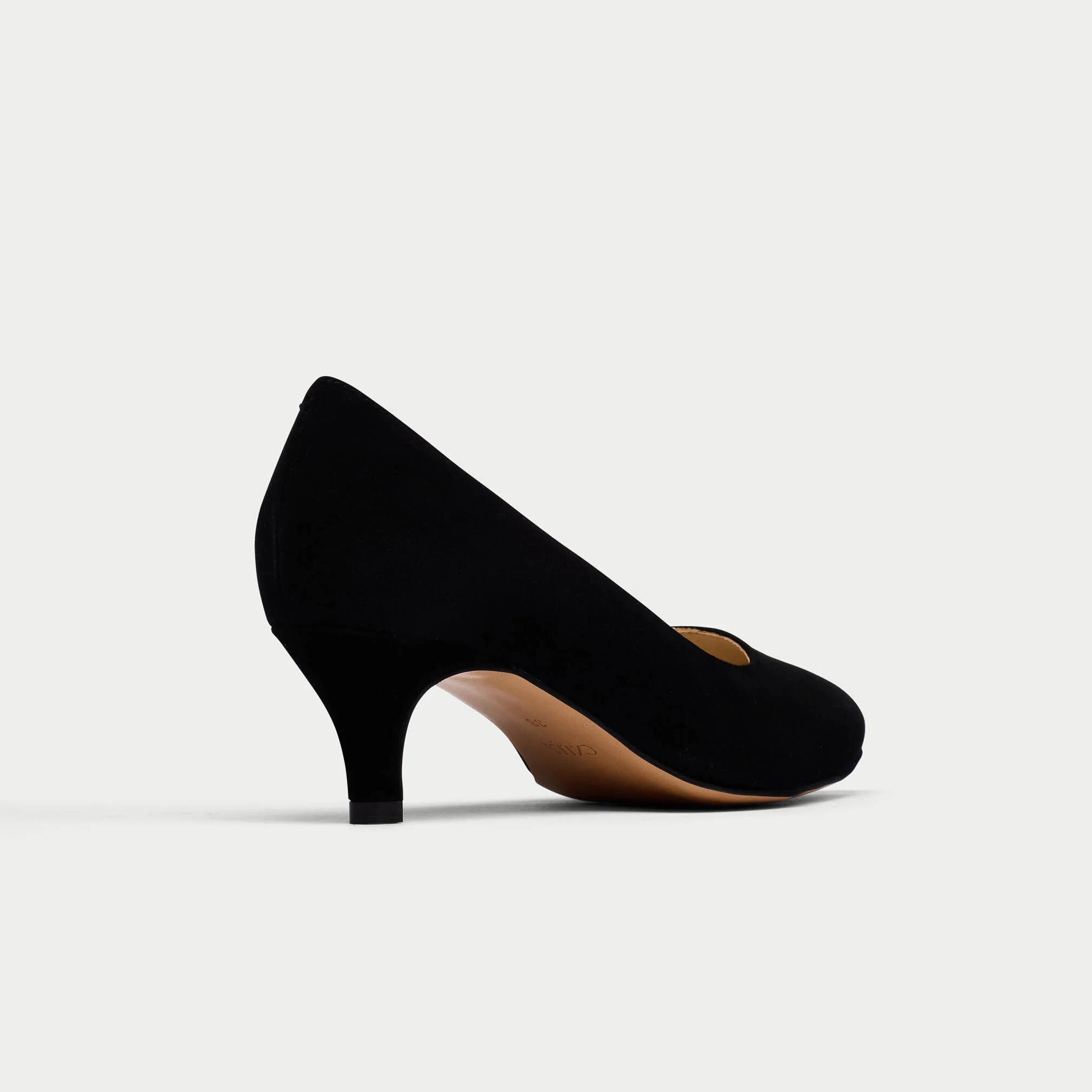 Ava - Black Suede Pumps - Image 6