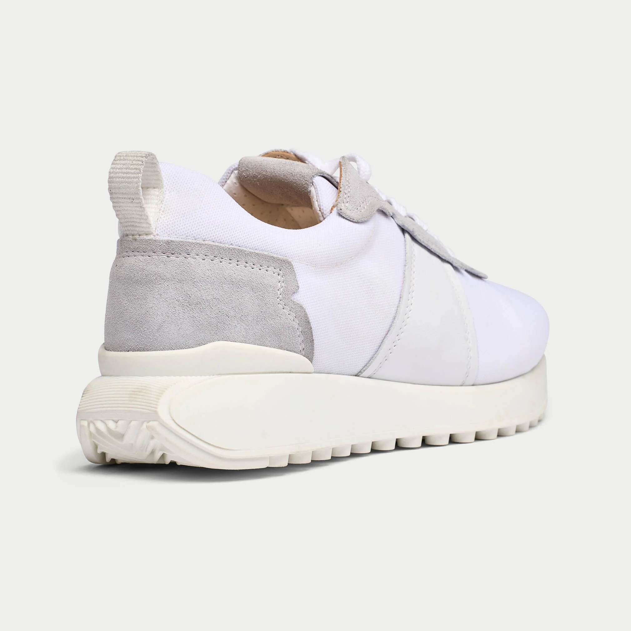 Cosmos - Chunky-Sole White Wide Fit Sneakers - Image 6