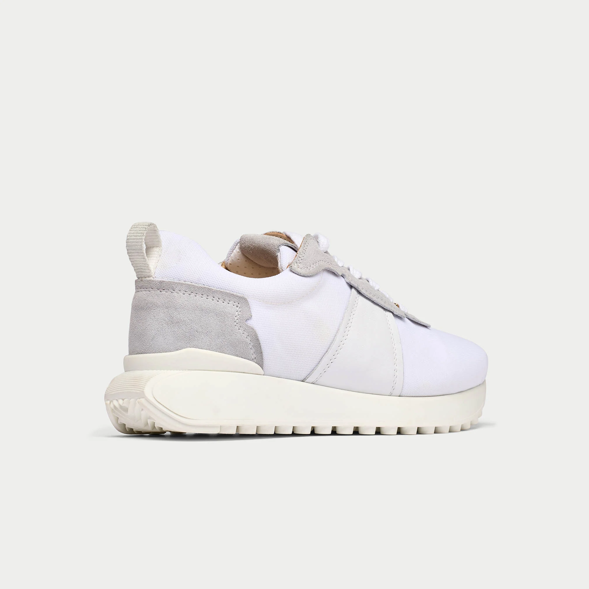 Cosmos - Chunky-Sole White Wide Fit Sneakers - Image 8