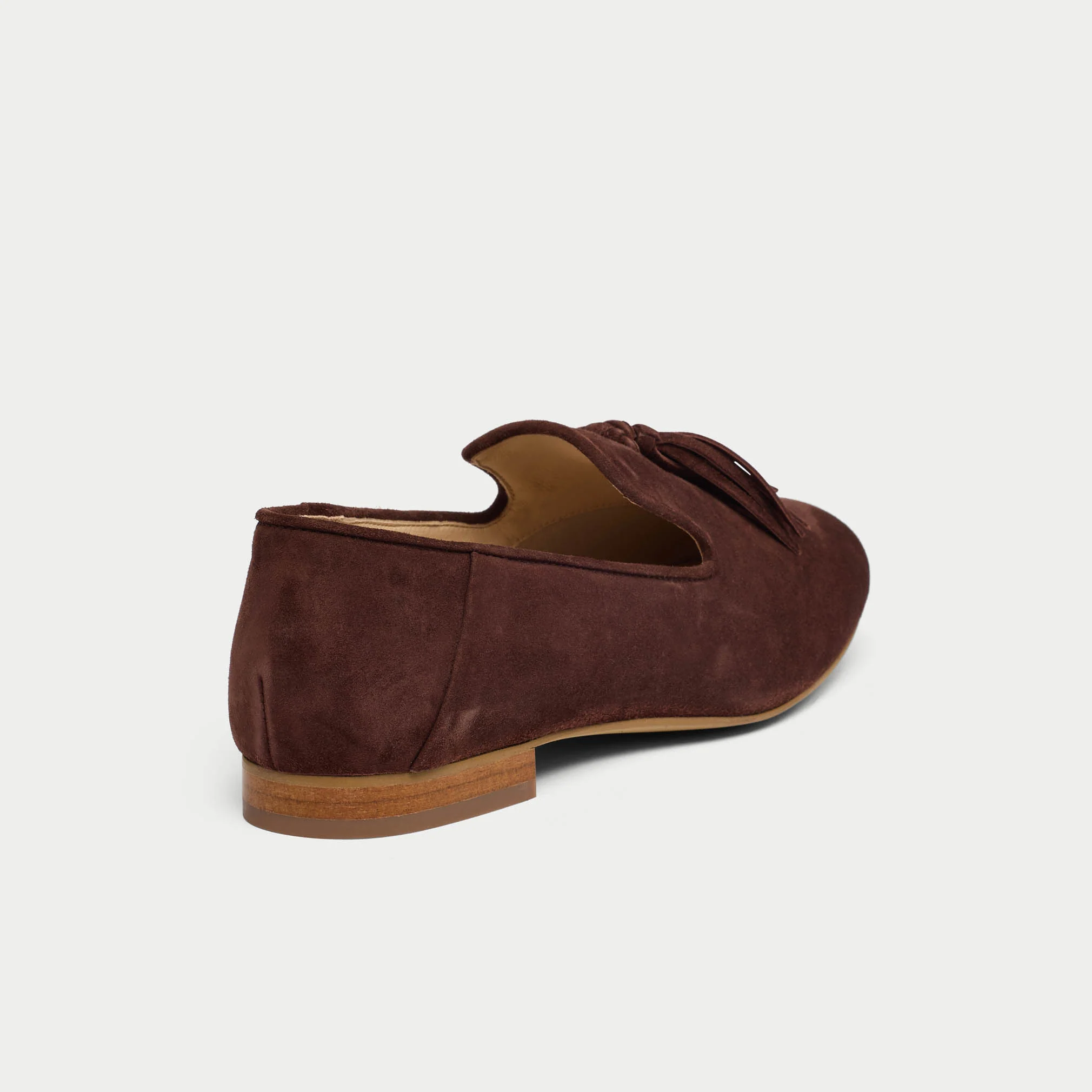 Freya - Brown Suede Loafers - Image 6