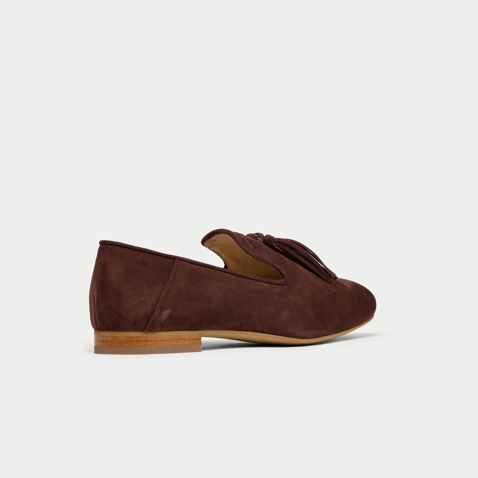Freya - Brown Suede Loafers - Image 8