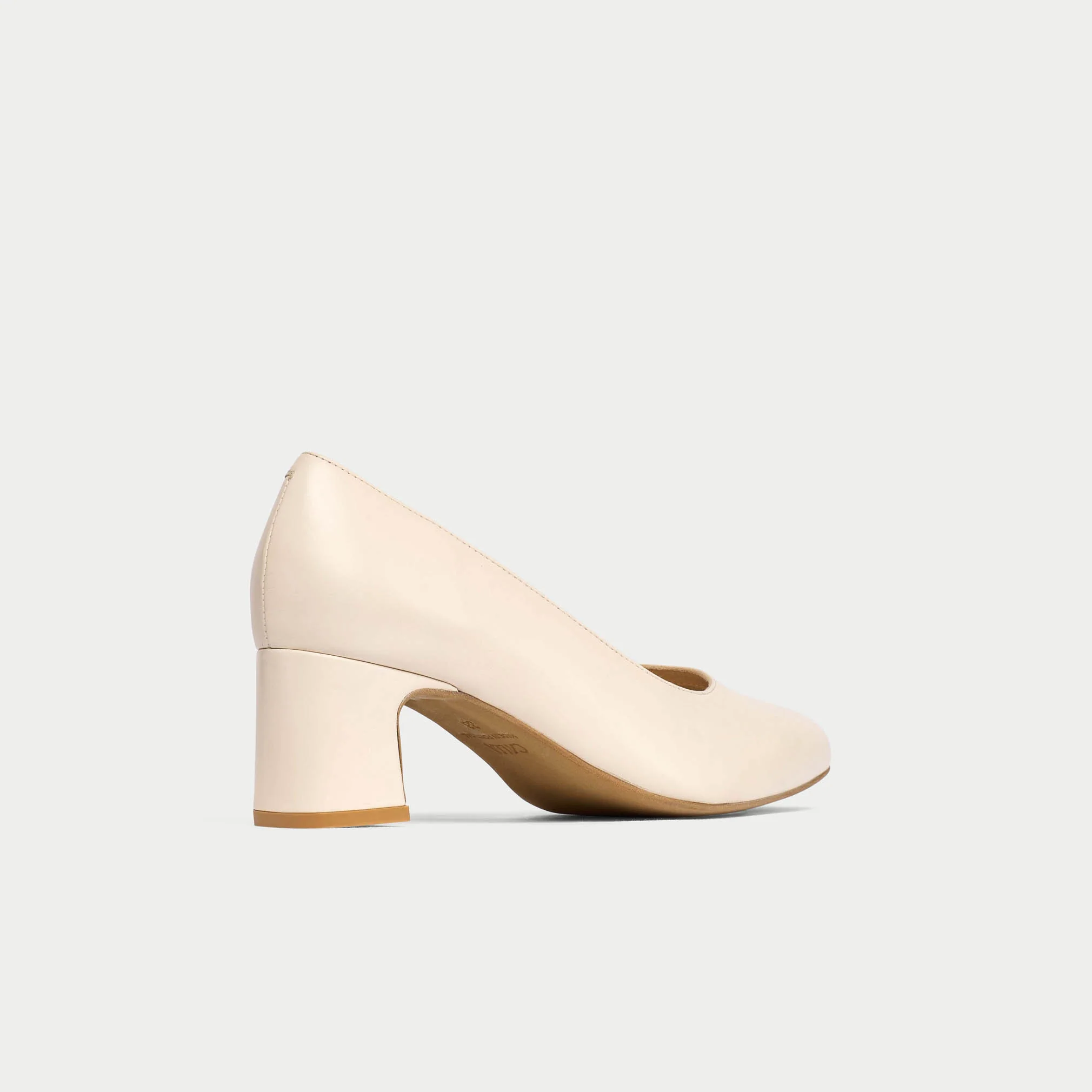 Hallie - Almond Leather Pumps - Image 6