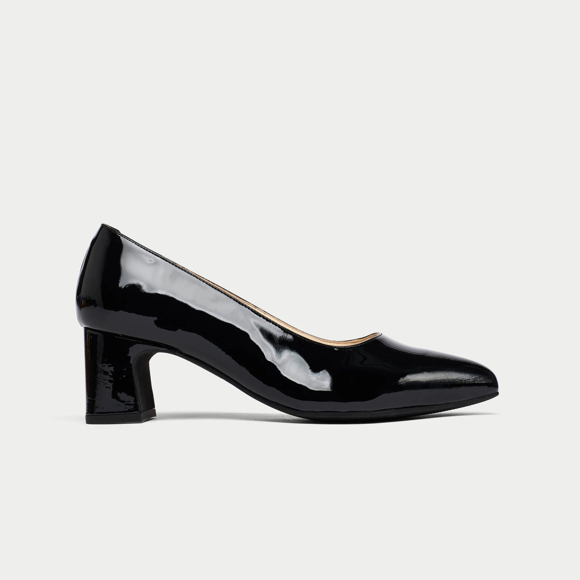Hallie - Black Patent Leather Pumps - Image 2