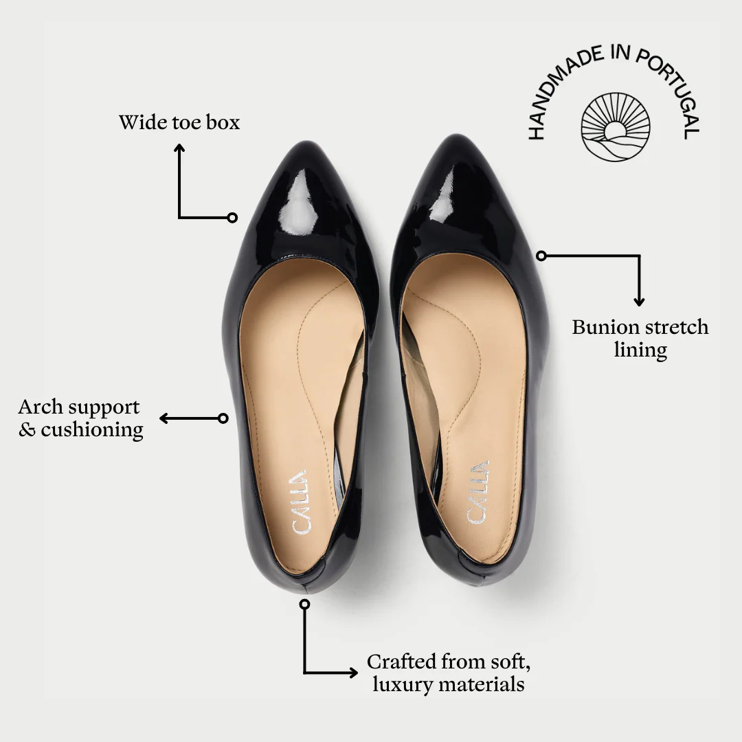 Hallie - Black Patent Leather Pumps - Image 7