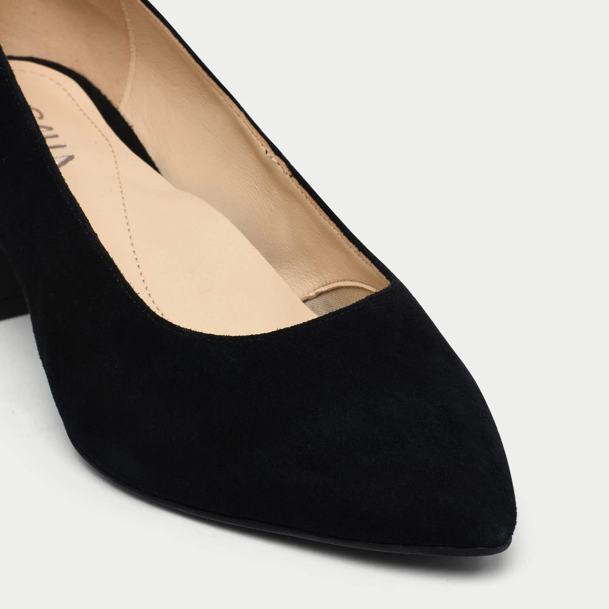 Hallie - Black Suede Pumps - Image 5