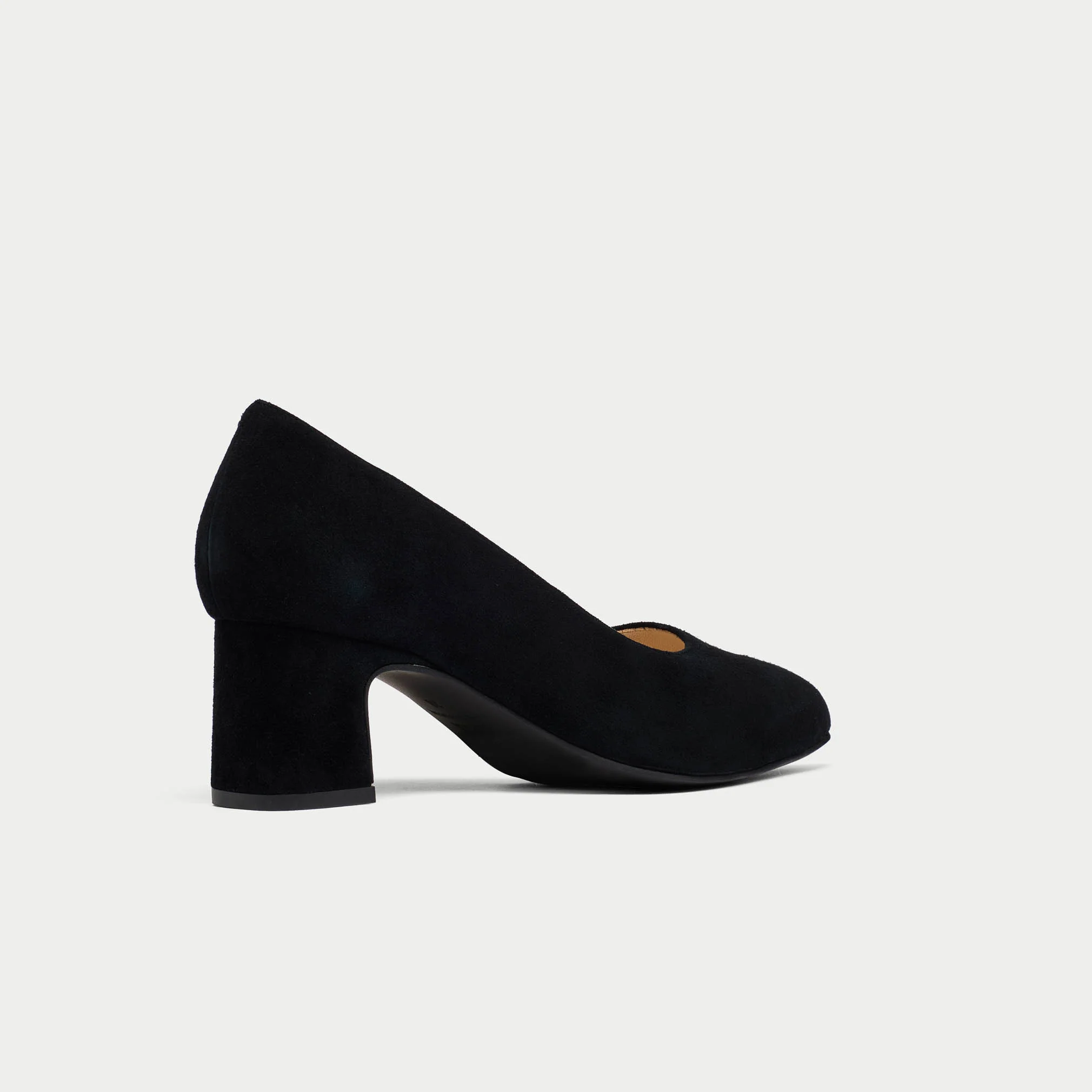 Hallie - Black Suede Pumps - Image 8