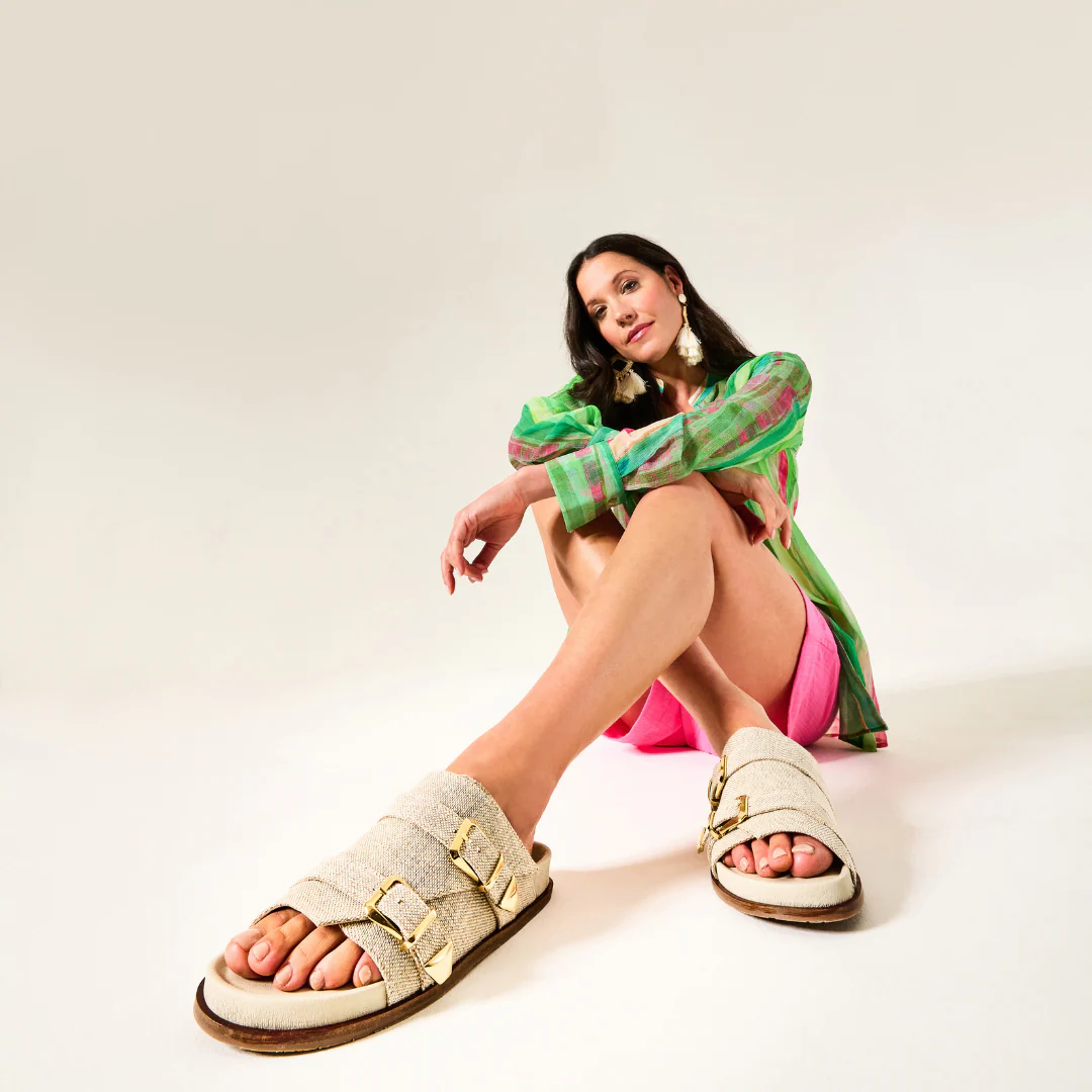 Lily - Linen Sandals - Image 8