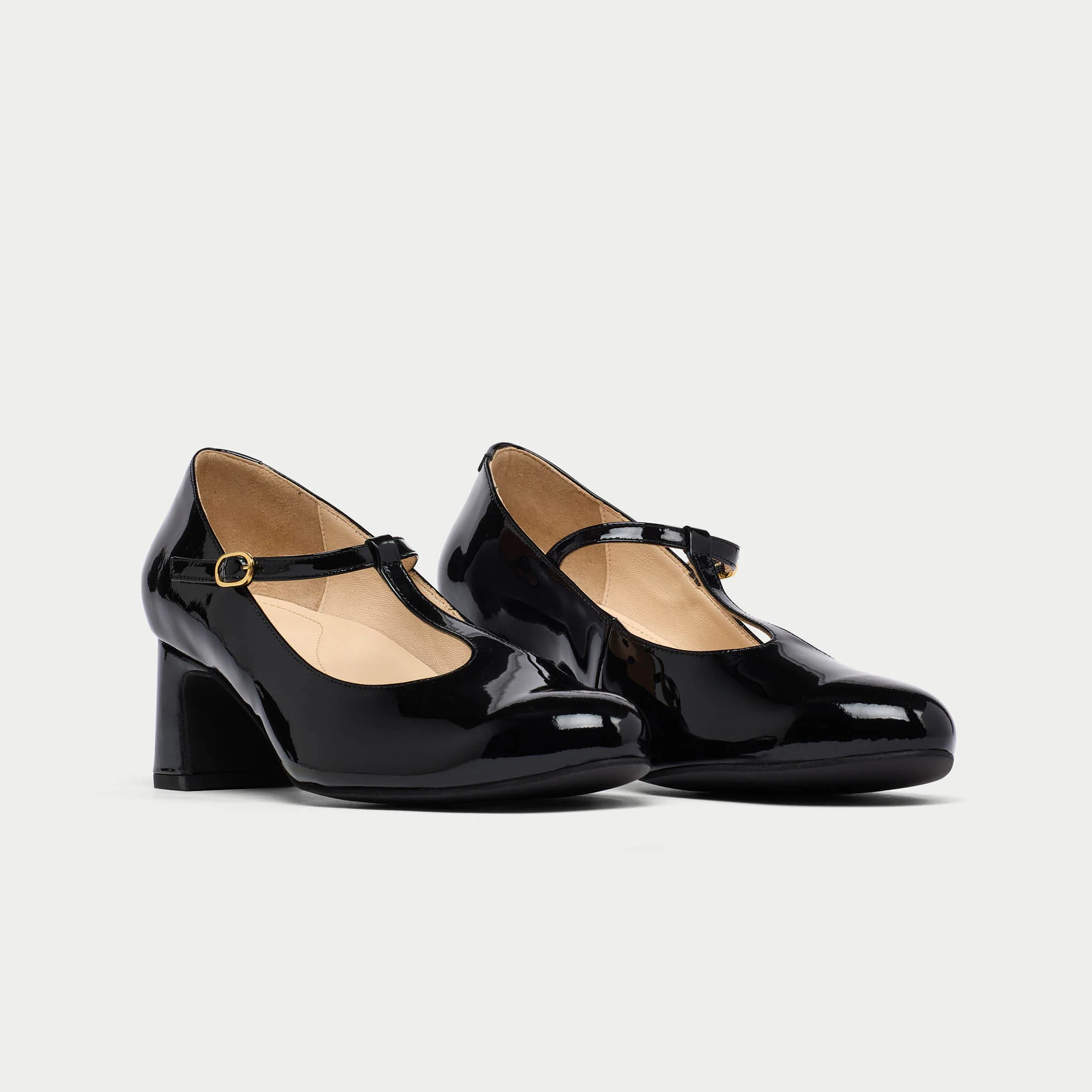 Lorette - Black Patent Leather Pumps - Image 2