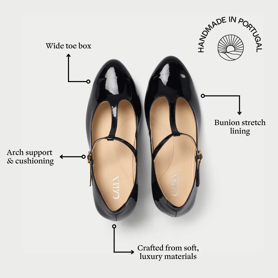 Lorette - Black Patent Leather Pumps - Image 7