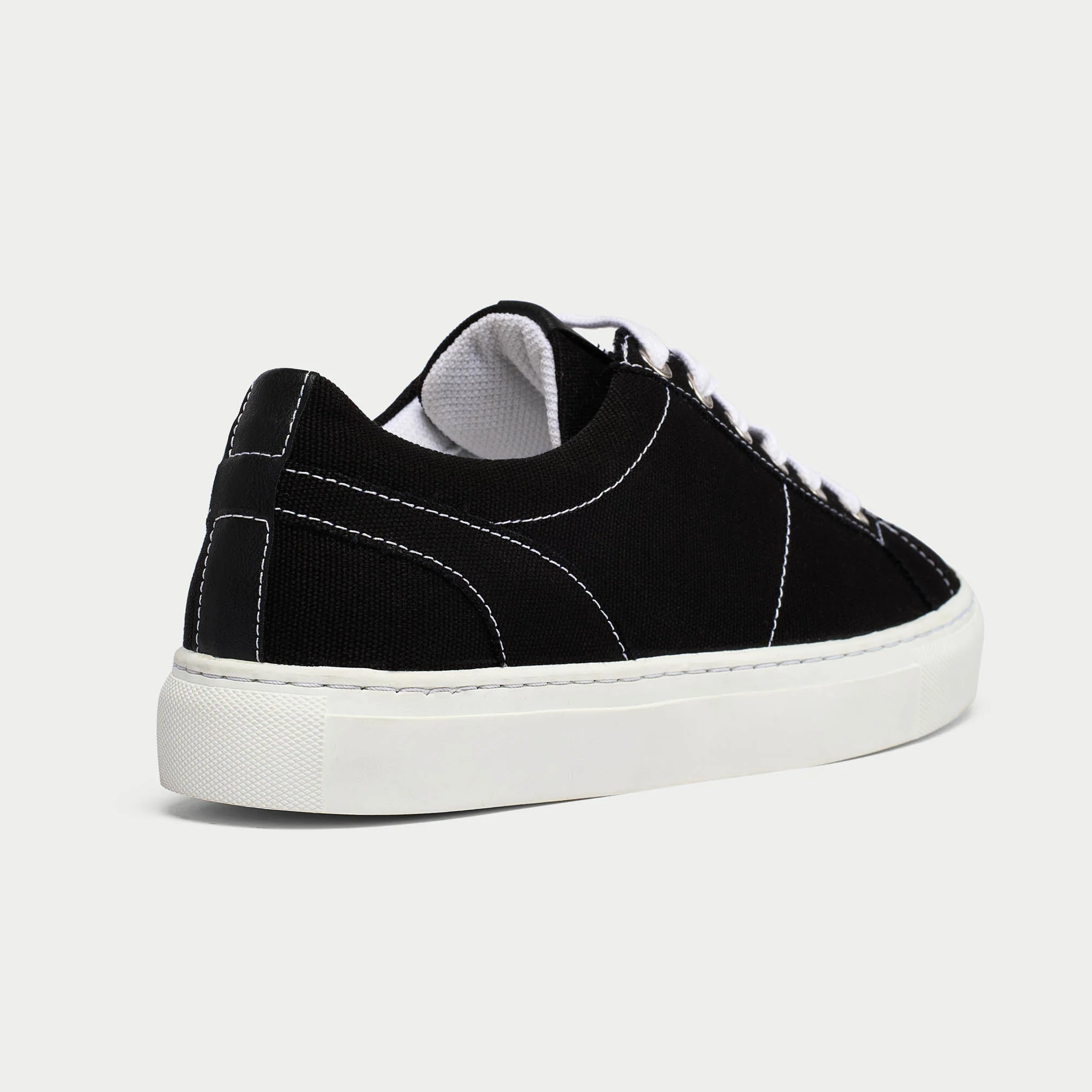 Luna Vegan - Black Wide Fit Sneakers - Image 5
