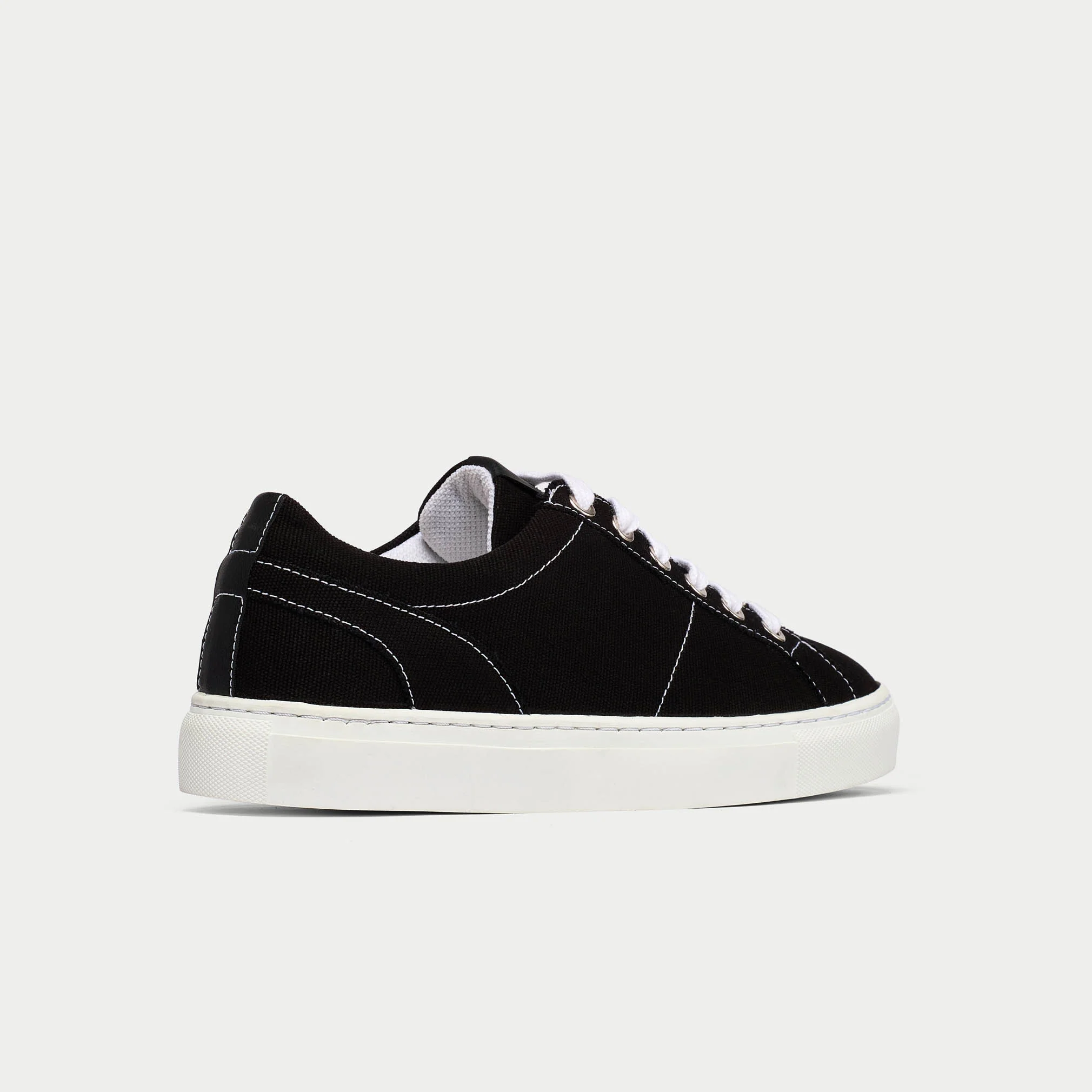 Luna Vegan - Black Wide Fit Sneakers - Image 8
