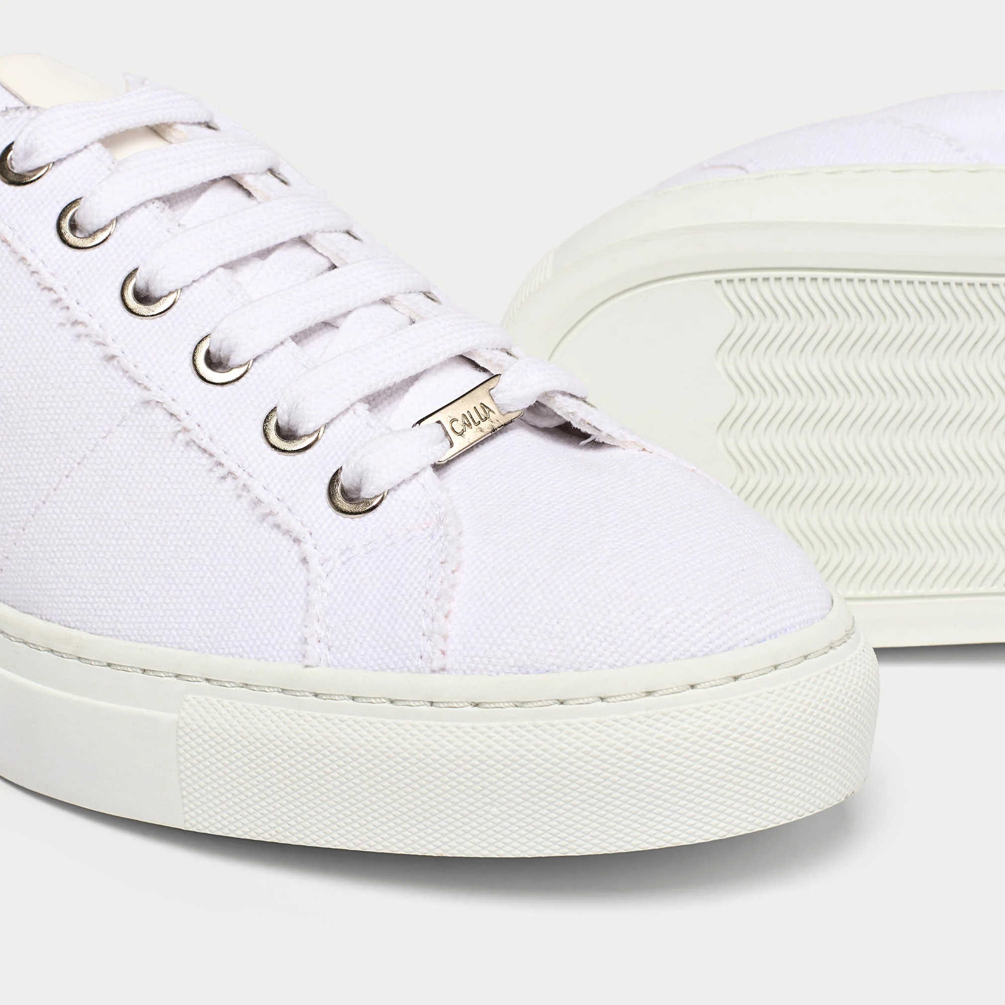 Luna Vegan - White Wide Ft Sneakers - Image 6