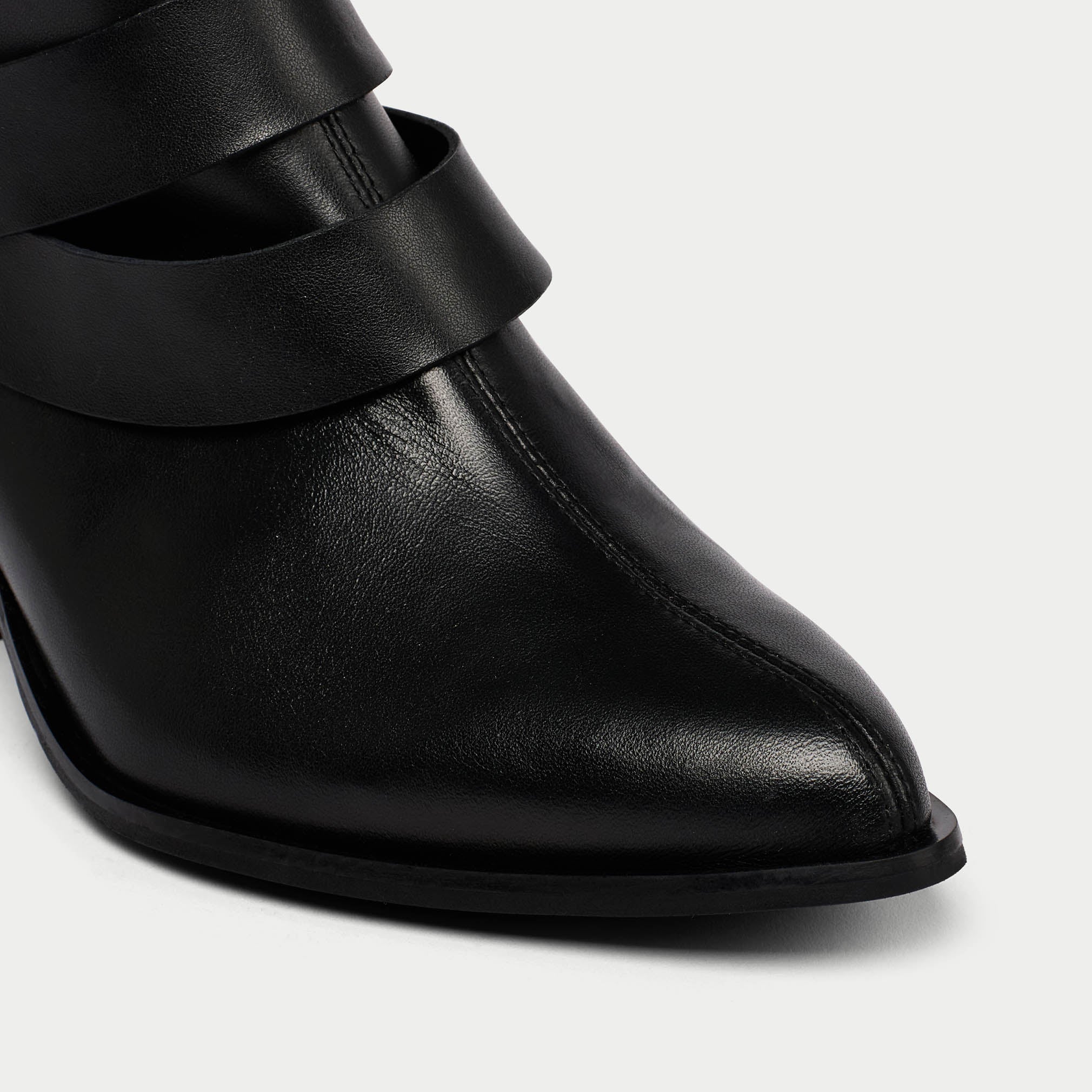 Mabel - Black Leather Boots - Image 4