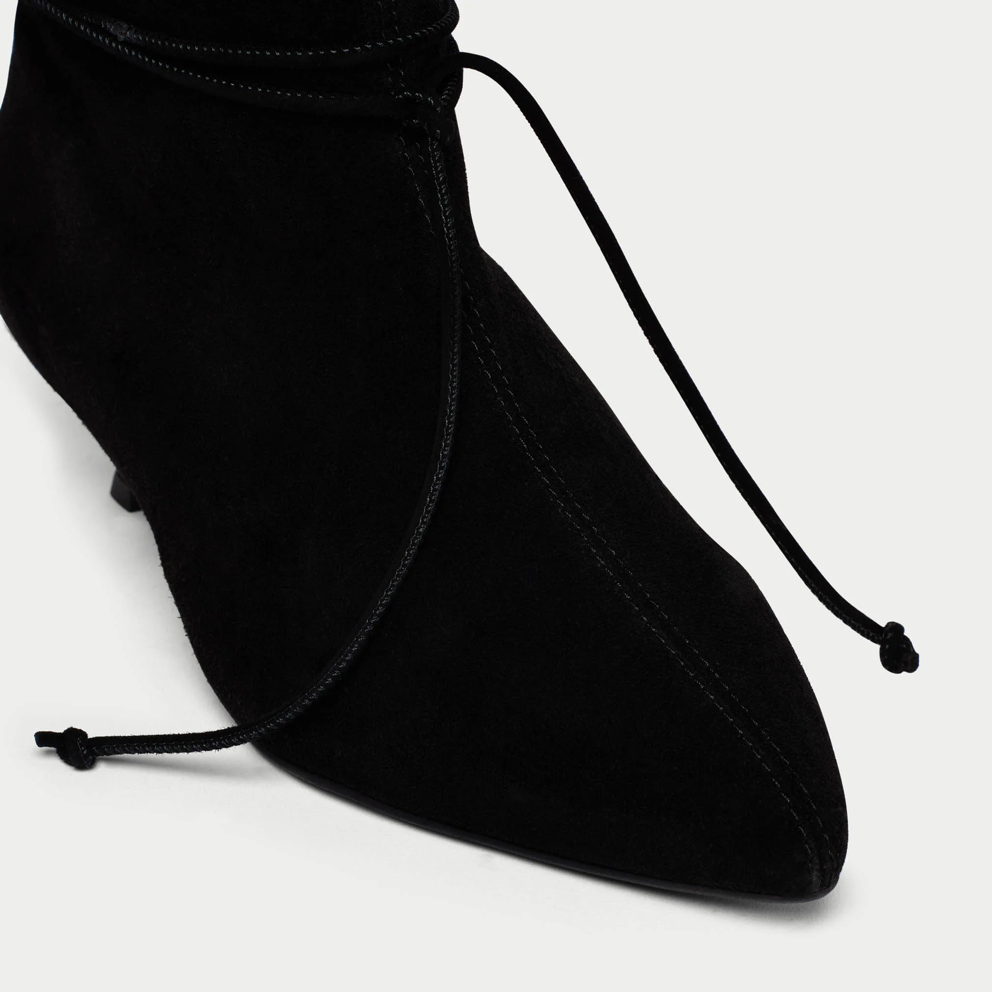 Maisie - Black Suede Boots - Image 4