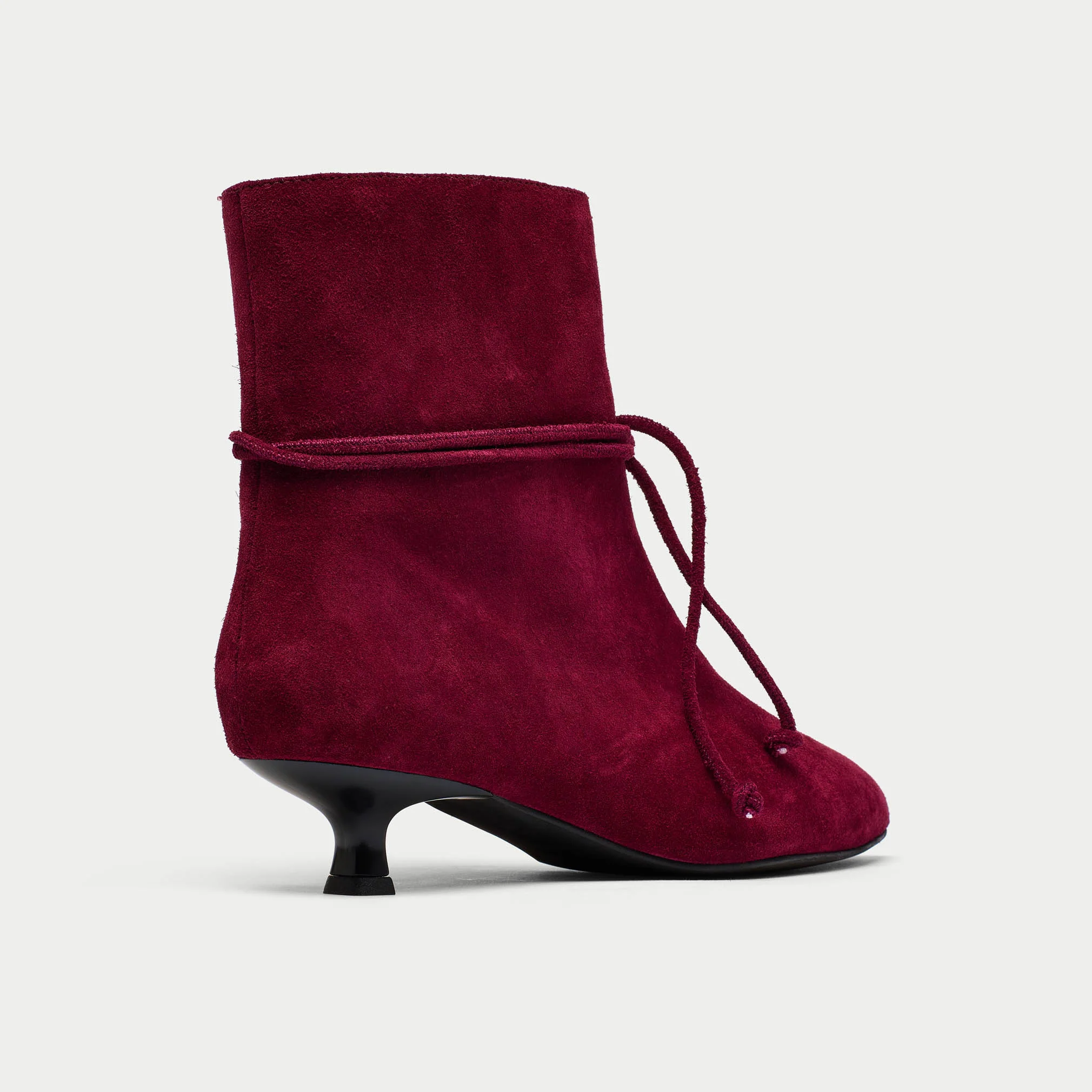 Maisie - Cherry Suede Boots - Image 8