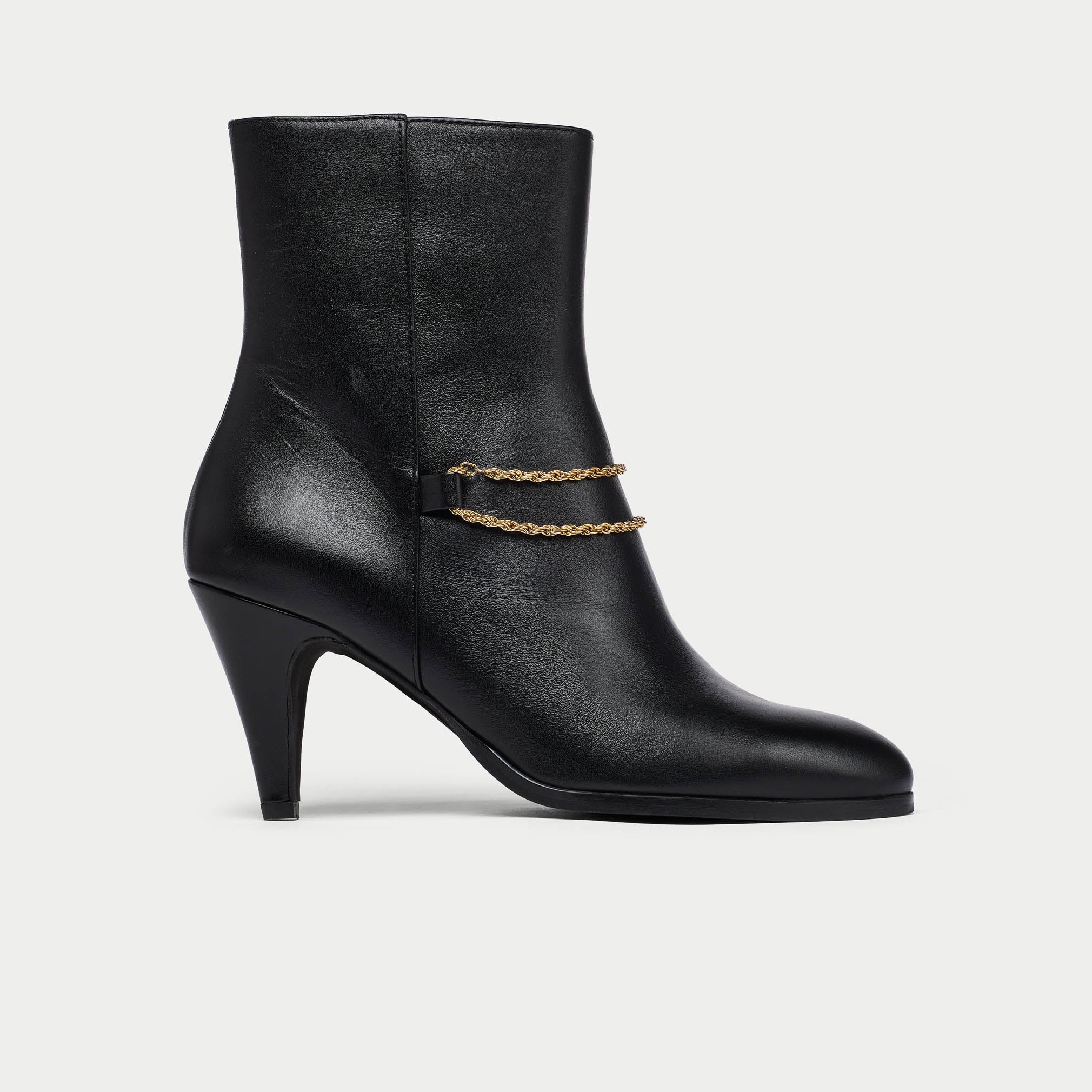 Maya - Black Leather Boots - Image 8