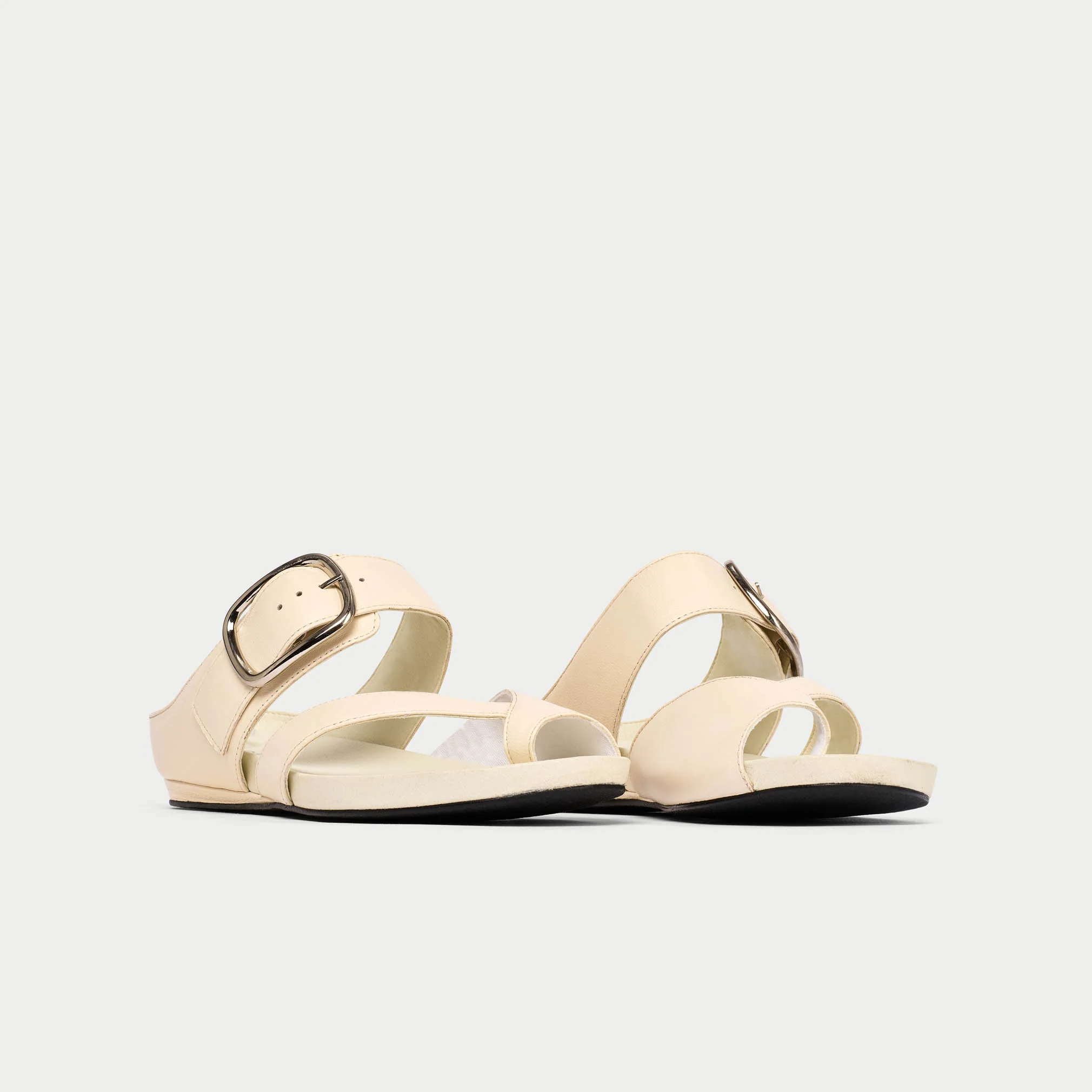 Ruby - Milk Leather Sandals - Image 2