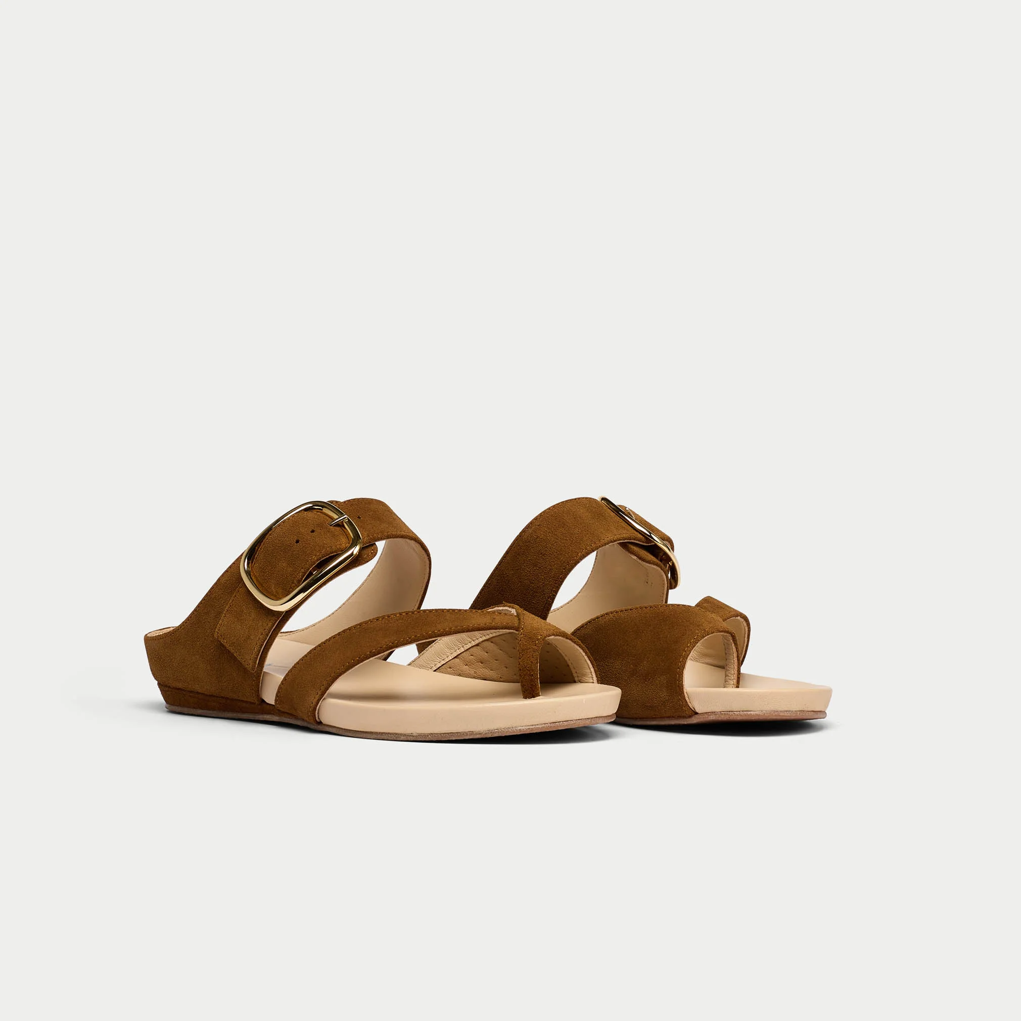 Ruby - Tan Suede Sandals - Image 2