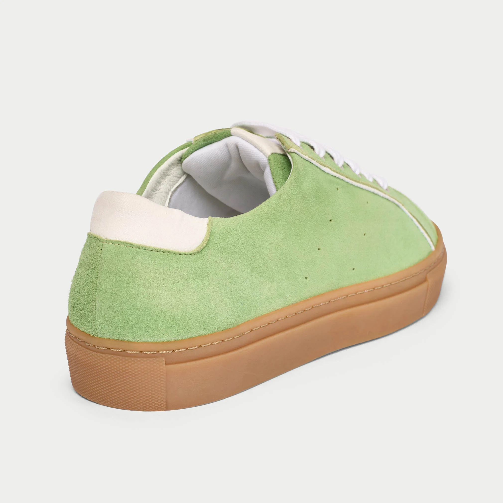 Star - Matcha Suede Wide Fit Sneakers - Image 4