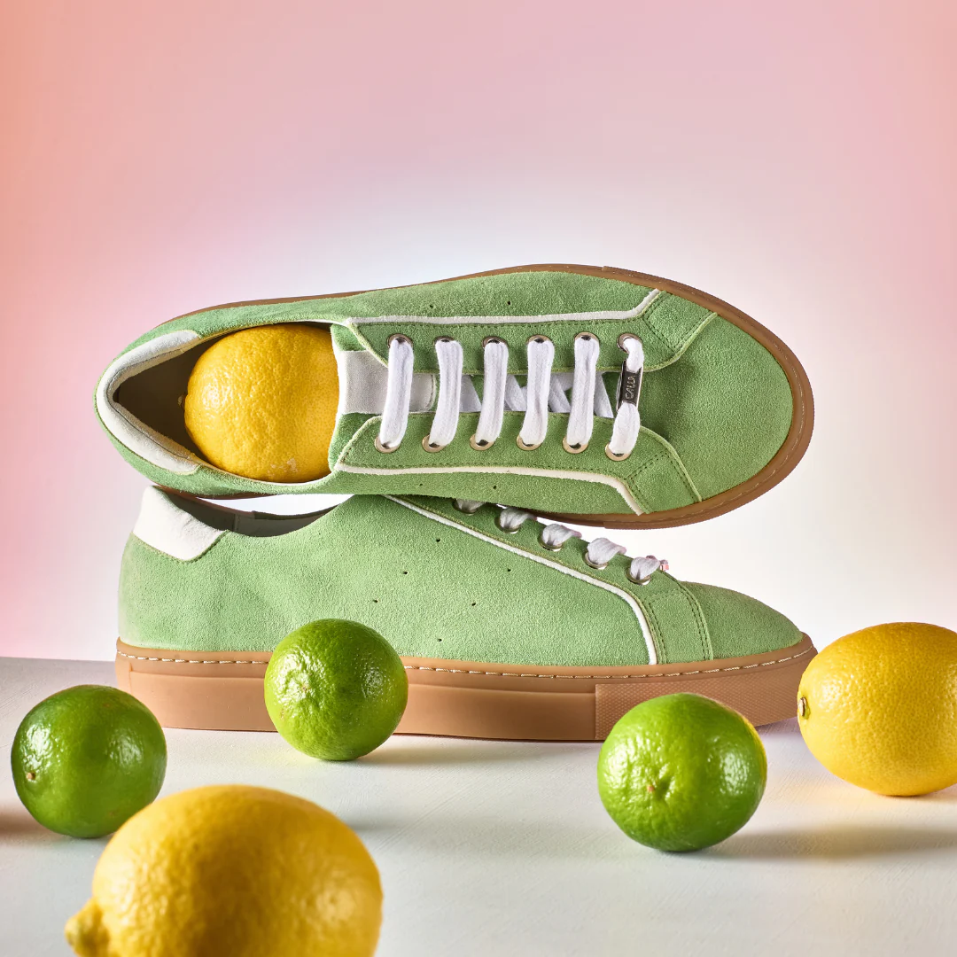 Star - Matcha Suede Wide Fit Sneakers - Image 6