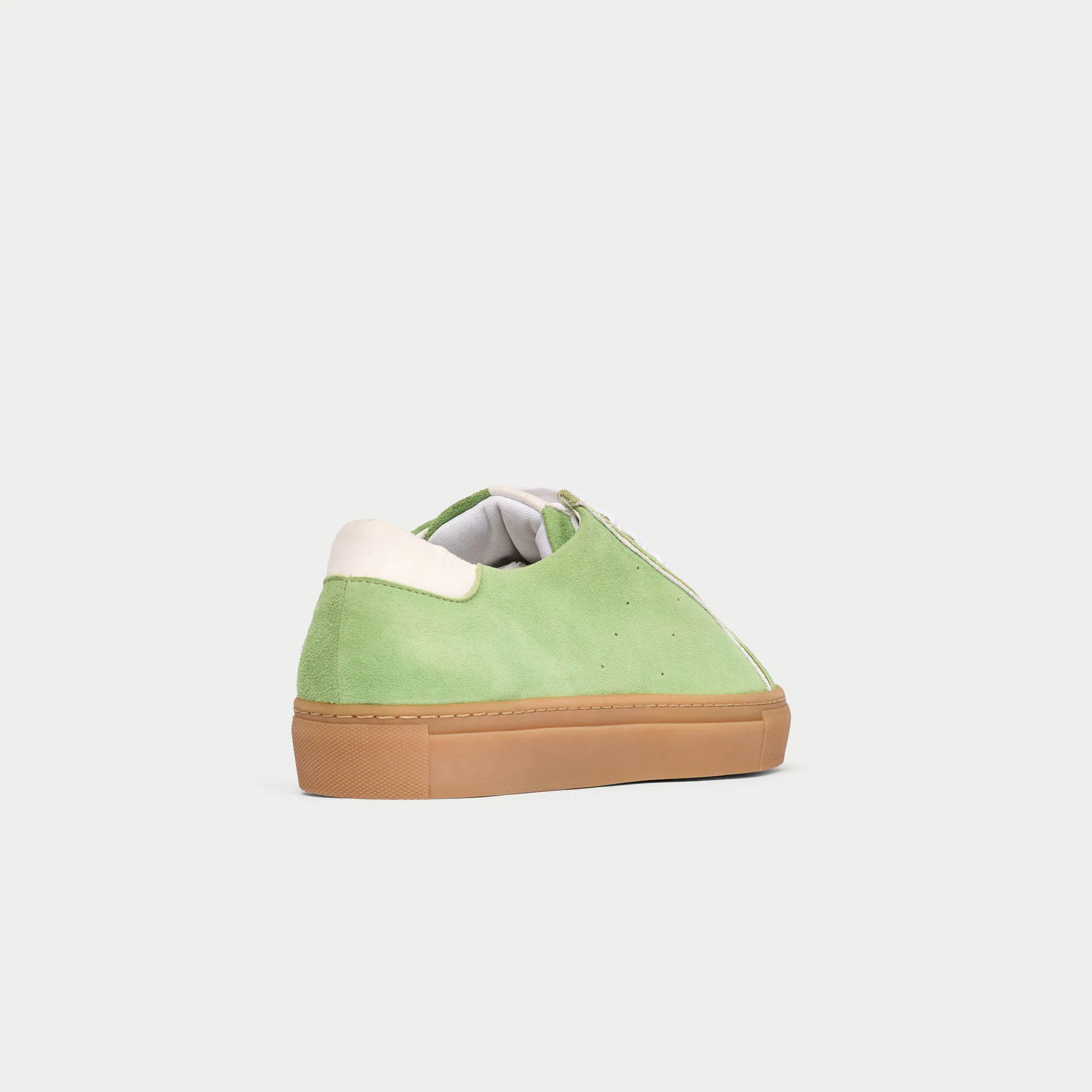 Star - Matcha Suede Wide Fit Sneakers - Image 7