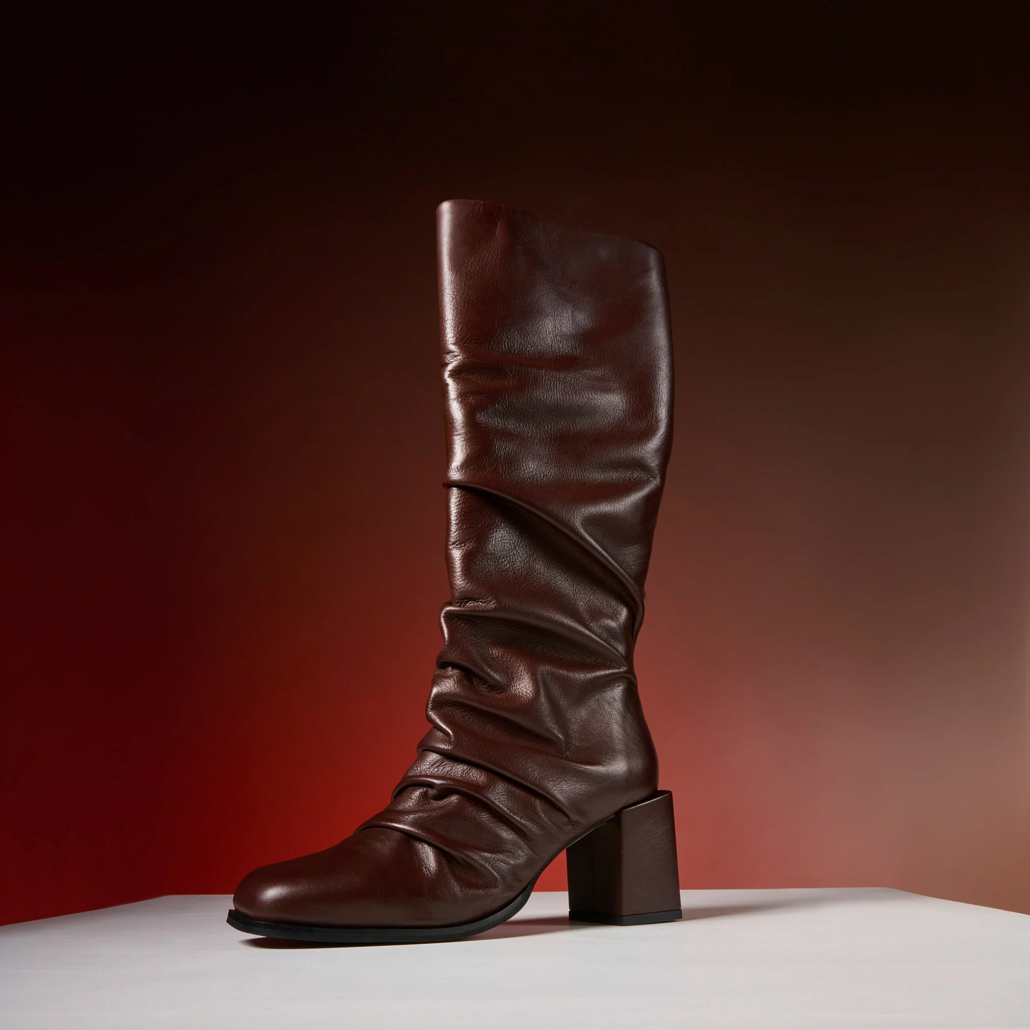 Willow - Brown Leather Boots - Image 2